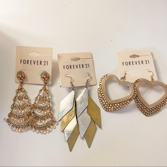 Forever 21 Accessories Forever 2 Earrings New Poshmark